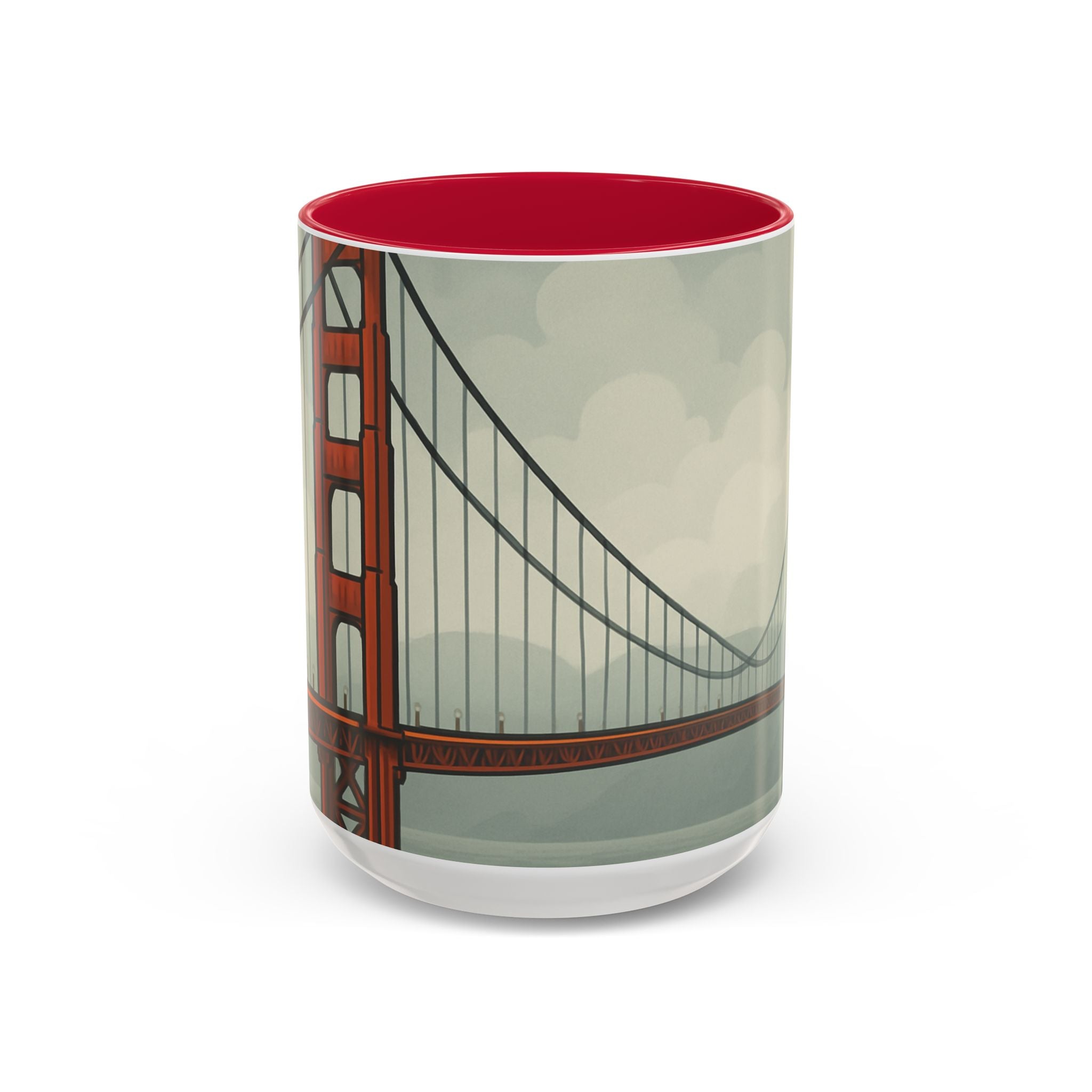 Foggy San Francisco Mug – Golden Gate Bridge Coffee & Tea Cup