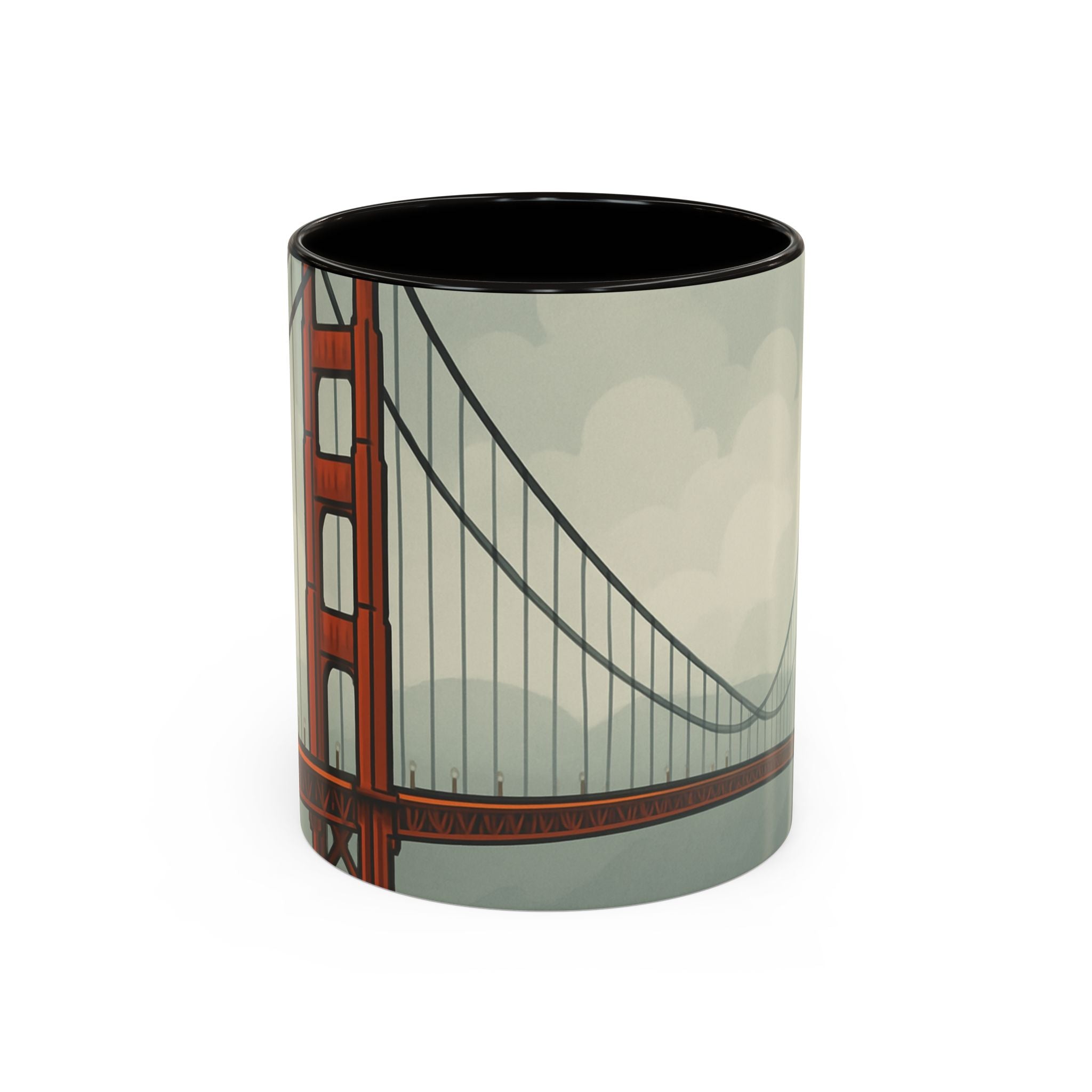 Foggy San Francisco Mug – Golden Gate Bridge Coffee & Tea Cup