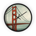 Golden Gate Bridge Wall Clock – Pop Art Modern Home Decor