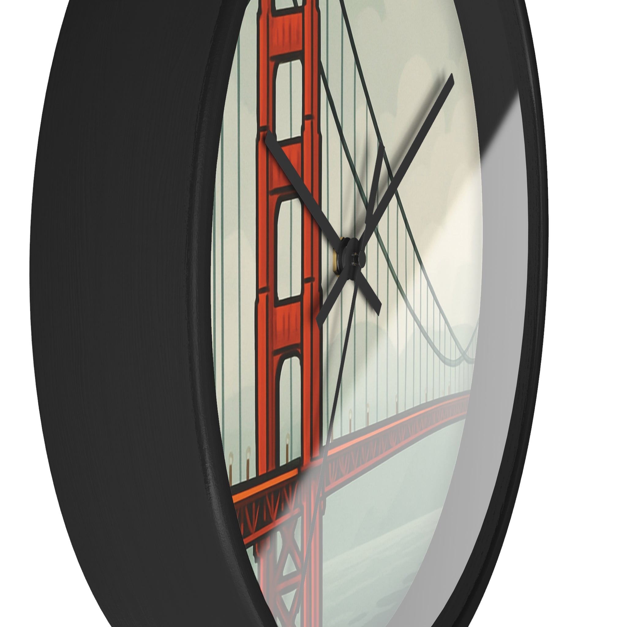 Golden Gate Bridge Wall Clock – Pop Art Modern Home Decor