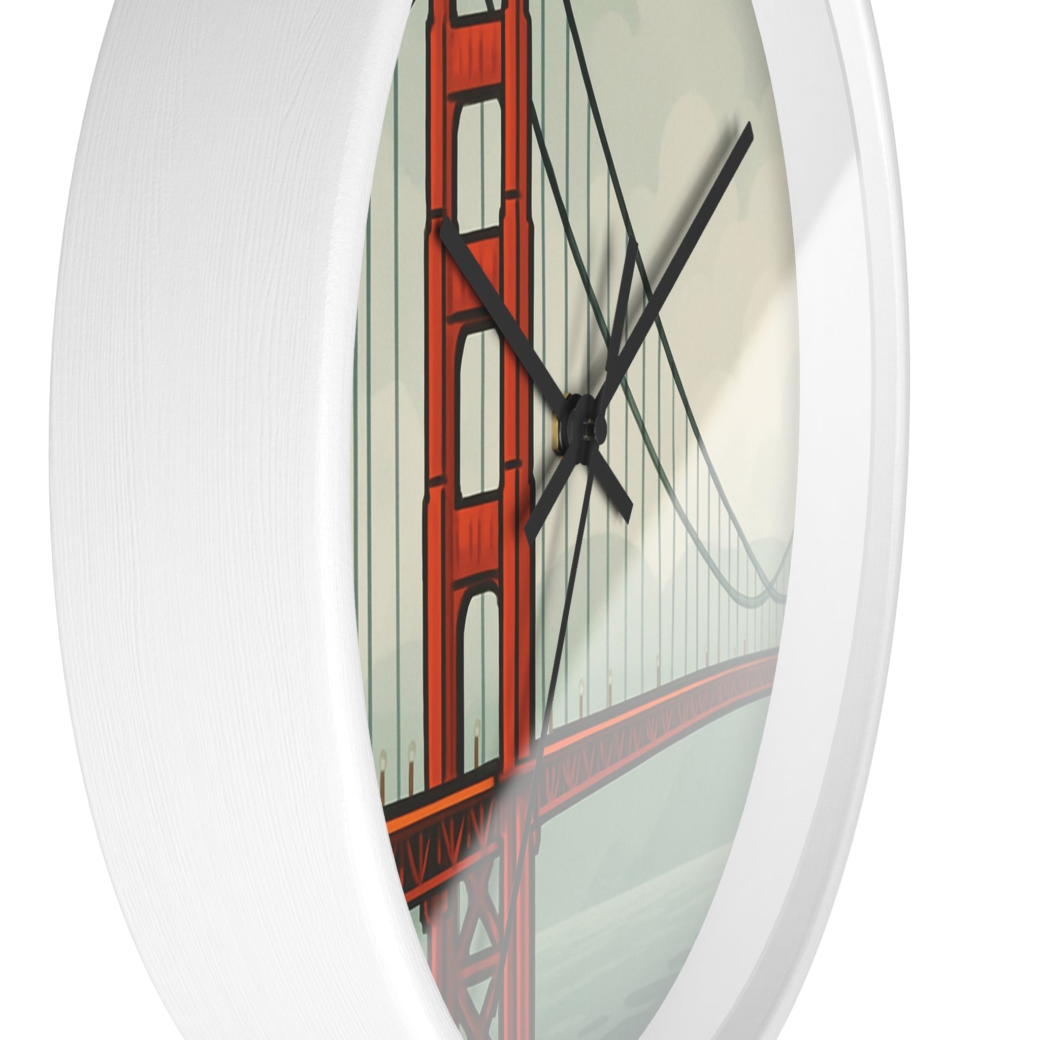 Golden Gate Bridge Wall Clock – Pop Art Modern Home Decor