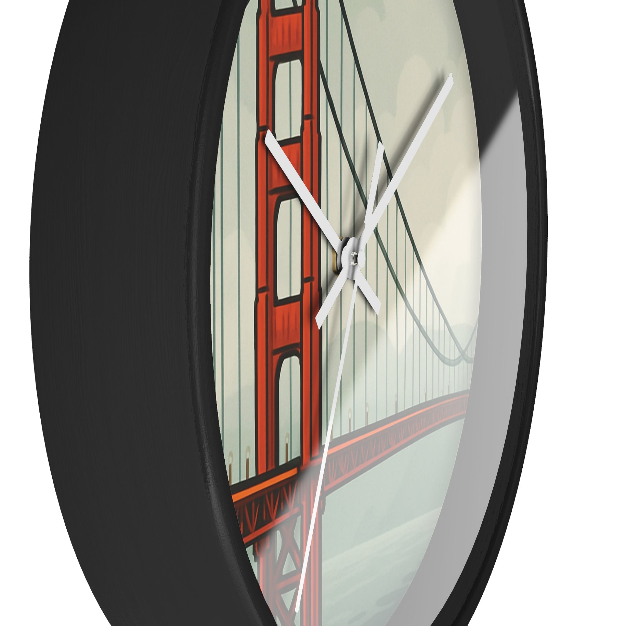 Golden Gate Bridge Wall Clock – Pop Art Modern Home Decor